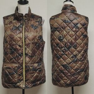 Jason Maxwell Outerwear Collection Diamond Quilted Sleeveless Puffer Vest L